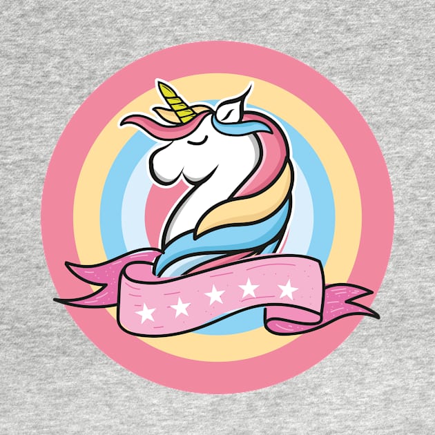 Cute Unicorn Woman Girls Fantasy Gift idea by dconciente